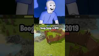 Roblox BOOGA BOOGA Back Then VS Now... 😭😭 #shorts #roblox #memes