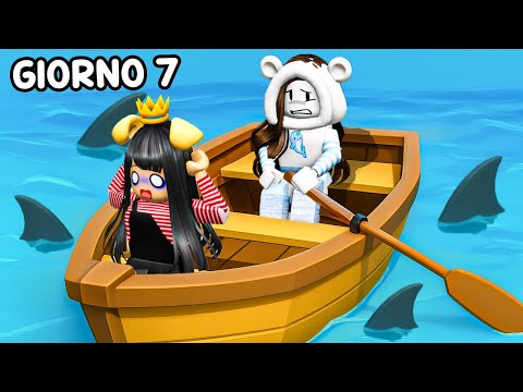 SOPRAVVIVI 7 giorni PERSI IN MARE SU ROBLOX!