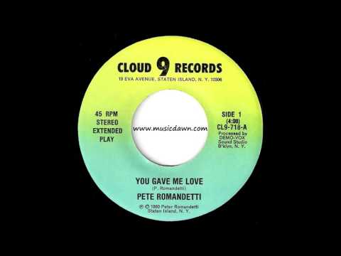 Pete Romandetti - You Gave Me Love [Cloud 9] 1980 Power Pop 45 Video