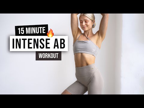 15 MIN INTENSE ABS Workout - No Rest Killer Abs & Core, No Equipment Home Workout with cool music