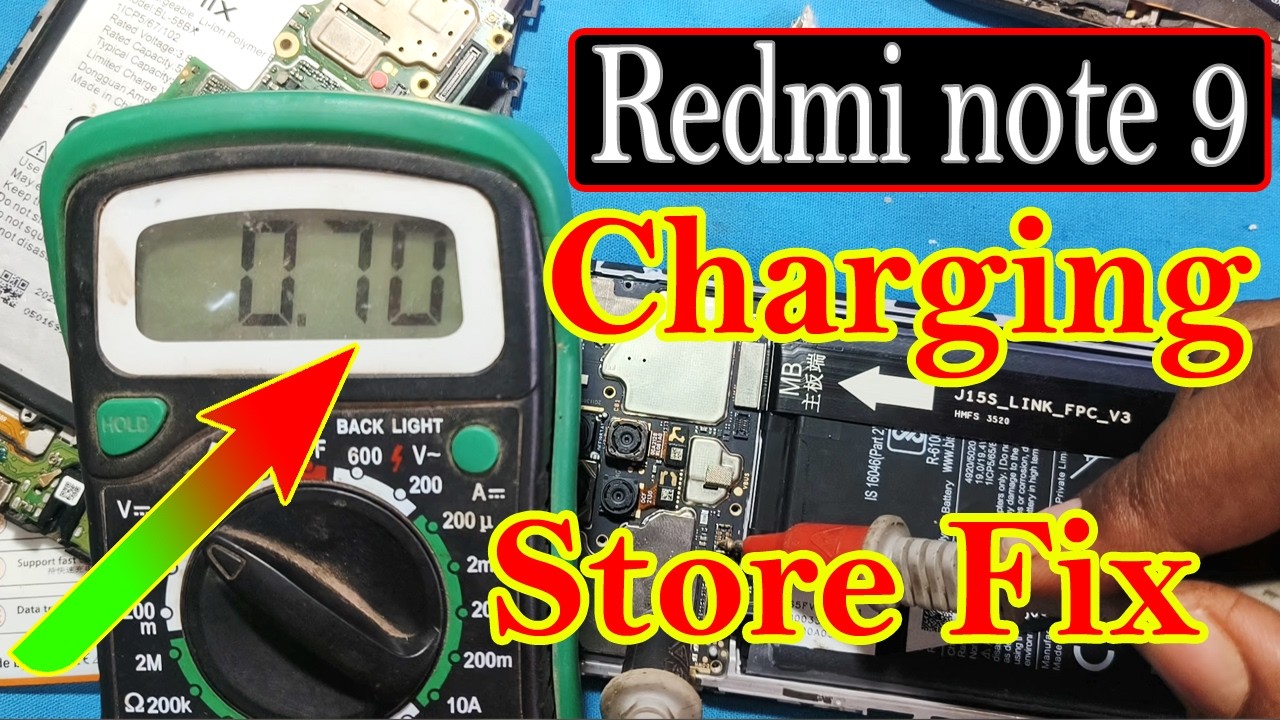 Redmi Note 9 Charging Problem Solution | Not Charging Fix 100% | Charging IC Repair Hindi