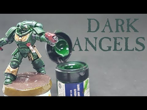 How to Paint Dark Angels Primaris Lieutenants with bonus OLD SKOOL PAINT WOW