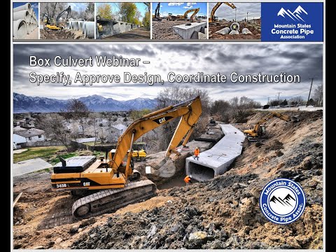 MSCPA Webinar - Box Culvert Design & Installation - 05.01.2020