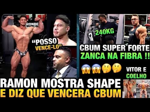 RAMON DIZ QUE VENCERA CBUM ESSE ANO EM TODAS AS POSES - CBUM SUPER FORTE -  ZANCA FIBRADO E MAIS