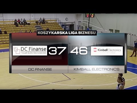DC Finanse vs Kimball Electronics - IX kolejka - Poznań - Koszykarska Liga Biznesu