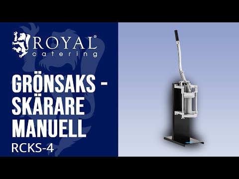 video - Grönsaksskärare manuell - 5 skivor