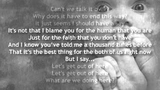 Blessid Union of Souls   Let's Get Out of HereLyrics on screen