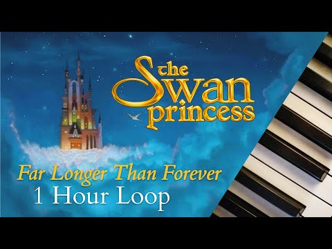 soft & nostalgic swan princess | 1 hour calm piano loop ♪