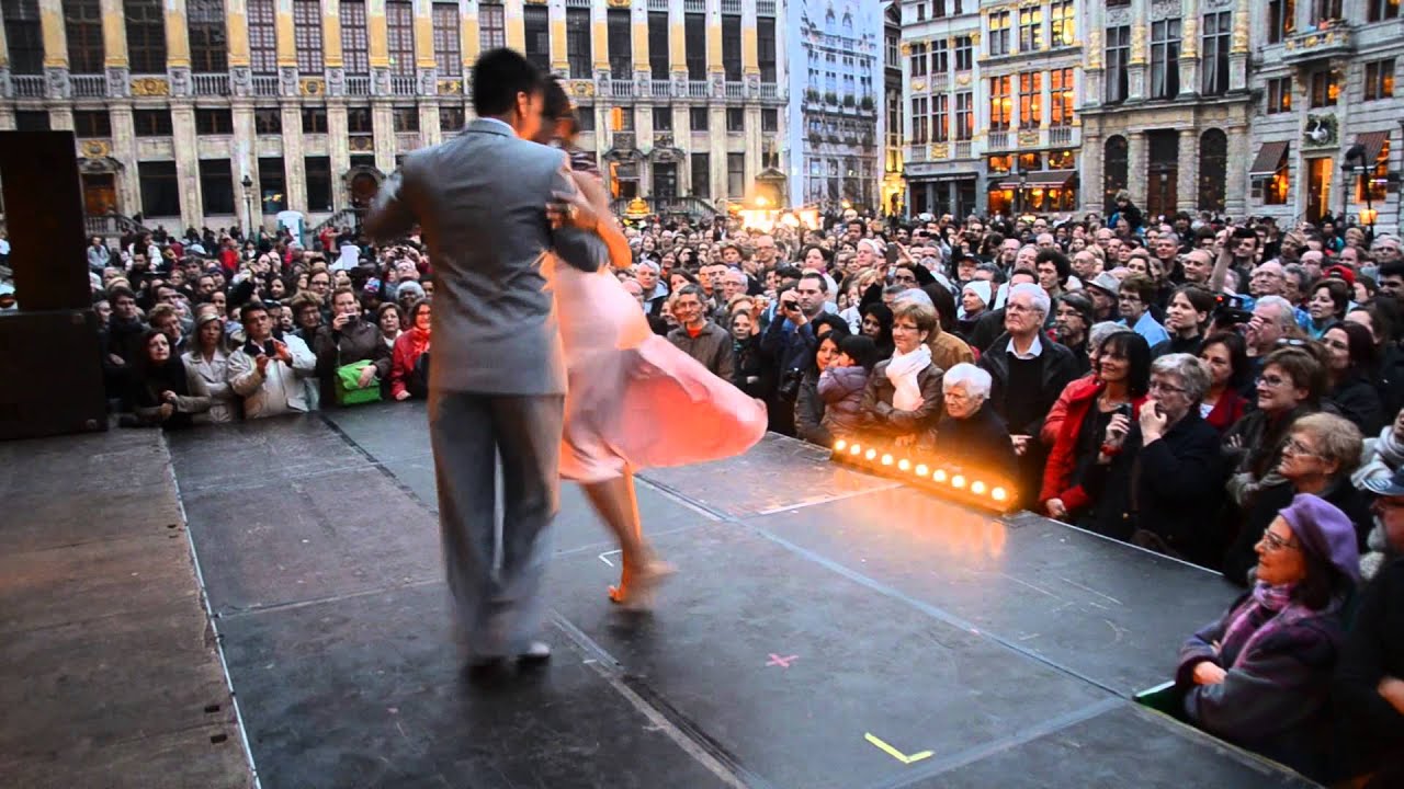 BTF 2014 Grand Place ROXANA SUAREZ & SEBASTIAN ACHAVAL with Solo Tango Orquesta