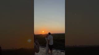 Pôr do sol no Morro Sabiaguaba em Forteleza-CE