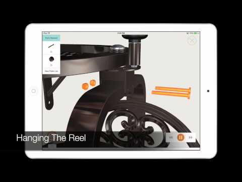 Liberty Garden Navigator Rotating Hose Reel  - Learn how to install with BILT