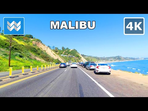 [4K] Scenic Drive: Malibu - Santa Monica - Venice Beach via Pacific Coast Highway (PCH) California 1