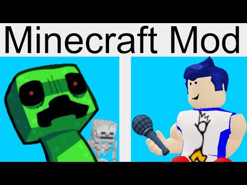 EPIC! Luisiplier vs Minecraft Steve in FNF Mod