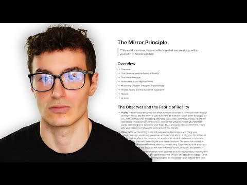 once you understand this, reality shifts.