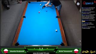 Sebastian Brzękowski vs Michał Tomaszewski - Turniej Formuła B 1-3-5 Standard Maj 2021 - 1/8 Finału - klasa B