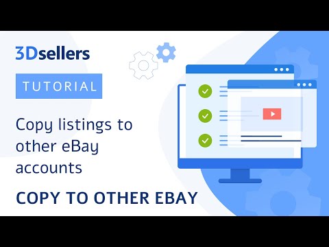 How to Copy eBay Listings to Other eBay Accounts and Countries ( ALL regions supported!)