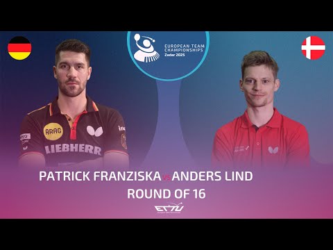 PATRICK FRANZISKA (GER) vs ANDERS LIND (DEN) | European Championships - Round of 16 | Highlights