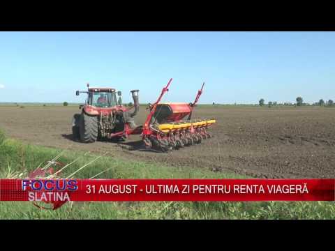 31 AUGUST   ULTIMA ZI PENTRU RENTA VIAGERĂ (04 08 2017)