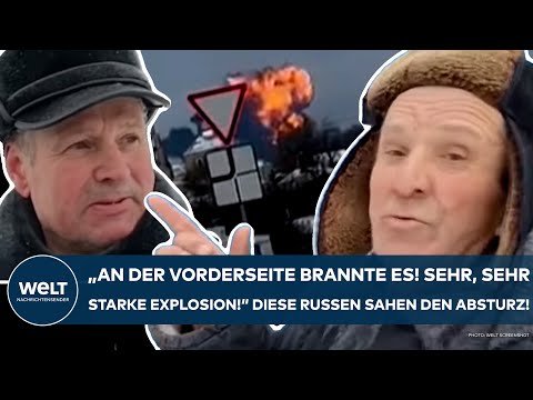 Video Thumbnail: PUTINS KRIEG: "An der Vorderseite brannte es! Sehr, sehr starke Explosion!" Sie sahen den Absturz