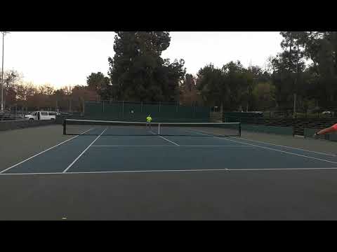Alex Lee tennis at Griffith Park 2019