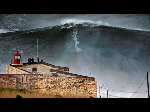 Garrett Mcnamara Rides the Biggest Wave of All Time in Nazaré