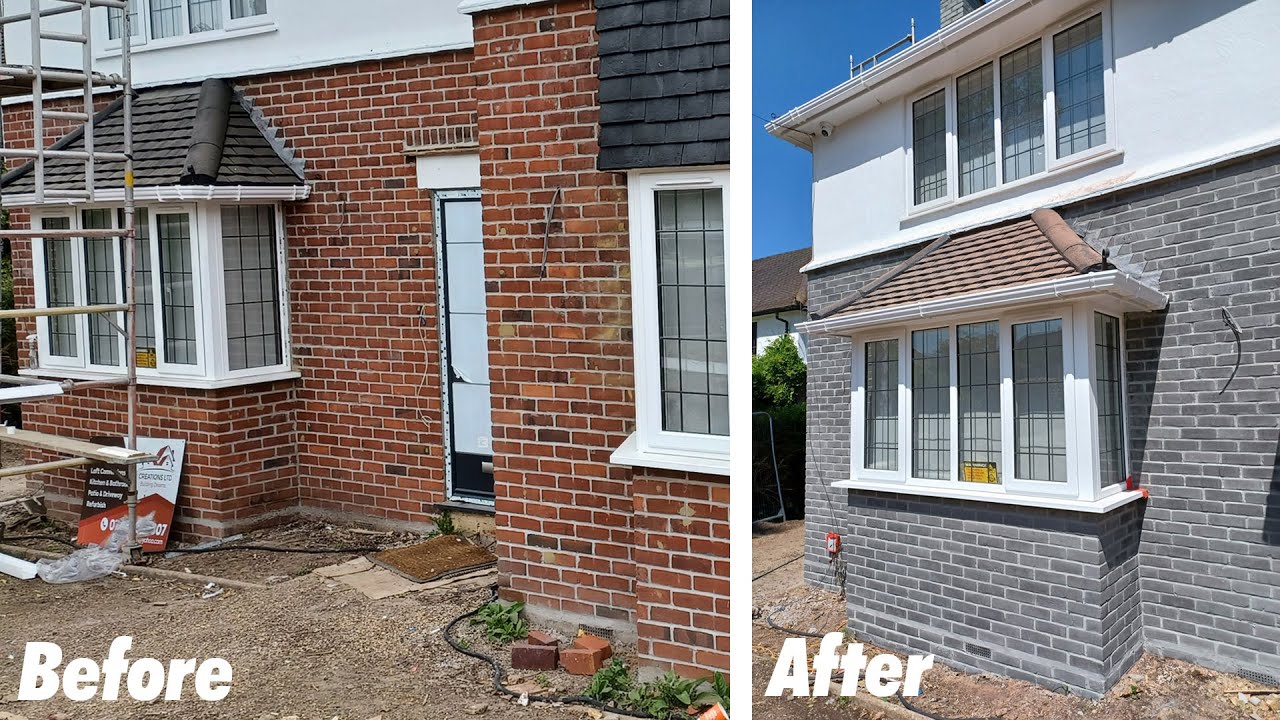 Staining bricks grey with LimeLike