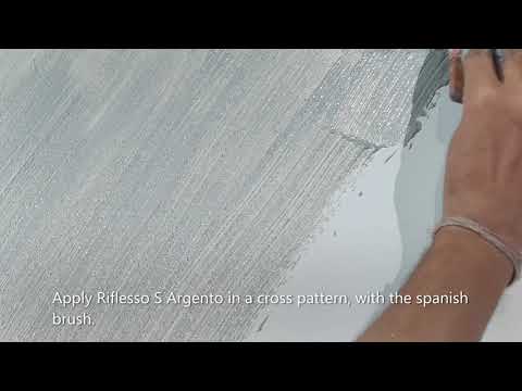 Rievera riflesso s 1ltr argento silver base paint, for wall