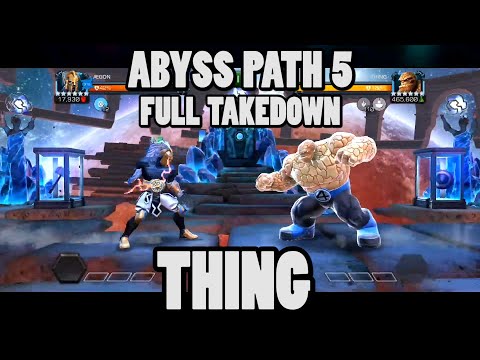 Abyss Thing | Abyss Path 5 | Aegon Vs Abyss Thing | Marvel Contest of Champions