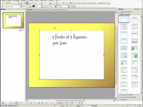 comment colorier sur open office draw