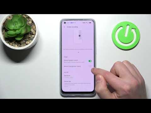 OPPO Reno 7 – How To Change Screen Recorder Sound Settings