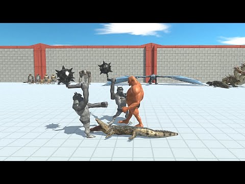 2X MUTANT PRIMATES VS FANTASY + REPTILES - Animal Revolt Battle Simulator