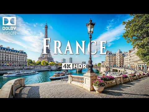 FLY OVER FRANCE 4K ULTRA HD [60FPS] • A Journey Through Elegance and Timeless Beauty