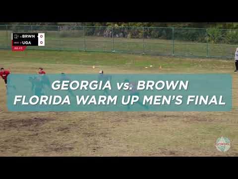 Florida Warm Up Men's Final Recap Georgia vs. Brown