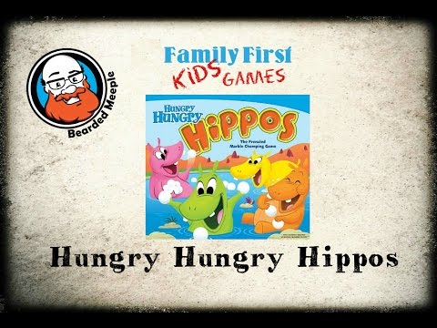 Bearded Meeple reviews Hungry Hungry Hippos