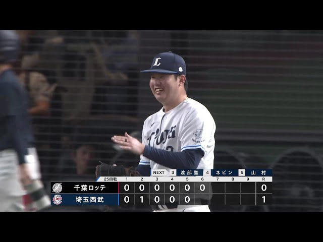 【6回表】抜群の安定感!! ライオンズ・渡邉勇太朗 6回2安打無失点に抑える好投!! 2025年9月29日 埼玉西武ライオンズ 対 千葉ロッテマリーンズ
