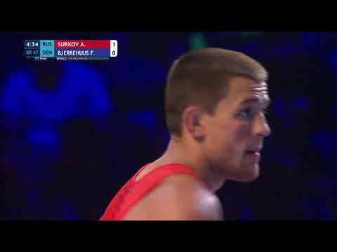 1/2 GR - 67 kg: A. SURKOV (RUS) v. F. BJERREHUUS (DEN)