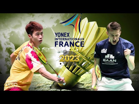 Badminton French open 2023 Ng Tze Yong vs Mark Caljouw I Men's Singles - Round of 32