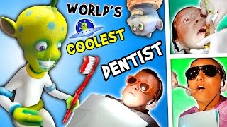 WORLD'S COOLEST DENTIST!! Outer Space Cavities Search / Bloody Storm / Wisdom (FUNnel Vision Vlog)