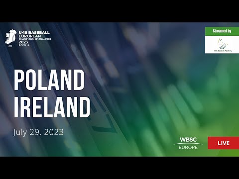 6 U-18 Baseball European Championship Qualifier IRL: Poland VS Ireland