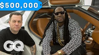 2 Chainz Geeks Out Over a $500K DeLorean by West Coast Customs | Most Expensivest Sh*t