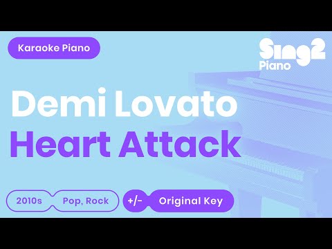 Demi Lovato - Heart Attack (Karaoke Piano)