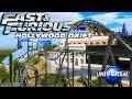 FAST FURIOUS DRIFTING COASTER Universal Hollywood 2026 POV
