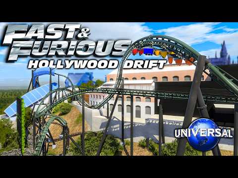 FAST & FURIOUS DRIFTING COASTER - Universal Hollywood 2026 - POV