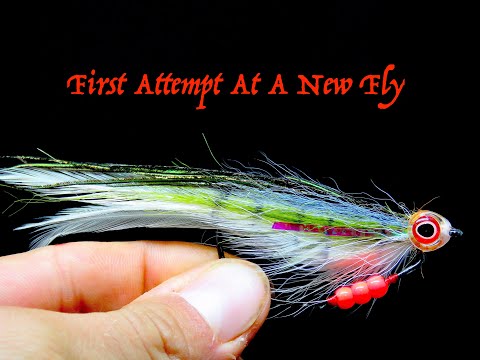 Fly Tying with Greg LaBonte - First Attempt at Baitfish With Hot Spot Beads