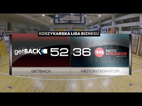 GetBack vs Motointegrator - X kolejka - Warszawa - Koszykarska Liga Biznesu