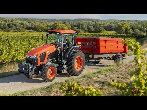 Noskaties video! Kubota M5002 Narrow sērijas traktori