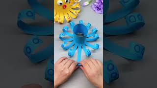 DIY Easy Paper Octopus | Fun and Simple Paper Craft for Kids