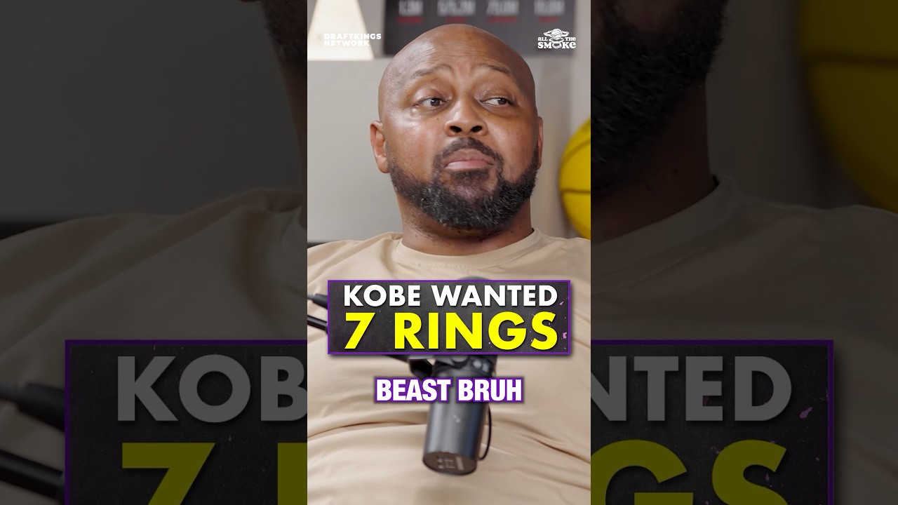 Kobe wasn’t stopping until he earned a seat at MJ’s table 🐍