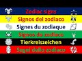 The Zodiac Signs In 6 Languages