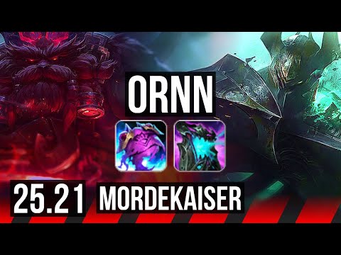 ORNN vs MORDEKAISER (TOP) | EUW Master | 25.21